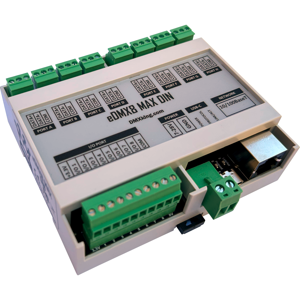 eDMX8 MAX DIN